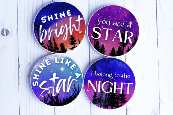 Star Quotes 2 Coasters Set
